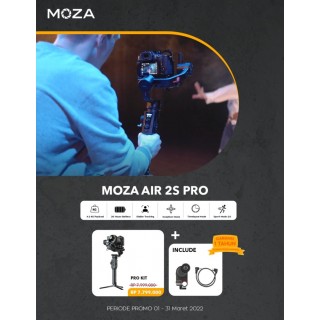 Moza Air 2S Pro Professional Kit 3-Axis Gimbal Stabilizer Camera - New - 2S Pro G.inter